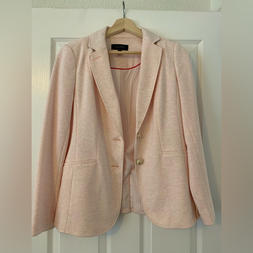 Never worn Talbots pink blazer